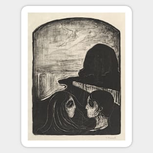 Attraction I (1896) by Edvard Munch. Original from The MET Museum. Sticker